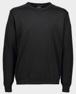 PAUL&SHARK MARINE WOOL CREWNECK SWEATER BLACK - Image 4
