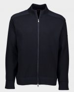 PAUL&SHARK NAVY MARINE WOOL CARDIGAN ZIP BLUE - Image 4