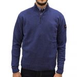 PAUL&SHARK MENS KNITTED SWEATER NAVY