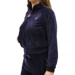JUICY COUTURE TANYA CLASSIC VELOUR TRACK TOP NIGHT SKY - Image 3