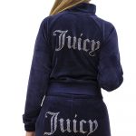 JUICY COUTURE TANYA CLASSIC VELOUR TRACK TOP NIGHT SKY - Image 2