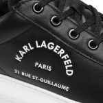 KARL LAGERFELD KAPRI MAISON KARL LACE SNEAKERS MEN BLACK LTHR - Image 6