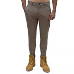GABBA PISA BEIGE CHECK REGULAR FIT PANT BEIGE CHECK