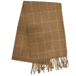 POLO RALPH LAUREN REVERSIBLE MEN CHECK SCARF BROWN
