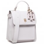 TOMMY HILFIGER TH SOFT BACKPACK WHITE DOVE