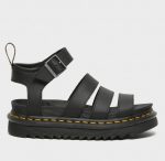 DR MARTENS BLAIRE HYDRO LEATHER STRAP SANDALS BLACK - Image 2