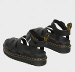 DR MARTENS BLAIRE HYDRO LEATHER STRAP SANDALS BLACK - Image 4
