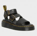 DR MARTENS GRYPHON QUAD PLATFORM SANDAL PISA BLACK