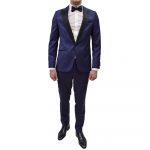 HUGO HARVEY191E1+GETLIN202 SLIM FIT SUIT DARK BLUE