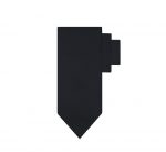 HUGO TIE 7 CM BLACK