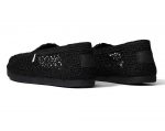 TOMS WOMAN ALPARGATA ESPADRILLES BLACK MOROCCAN CROCHET - Image 3