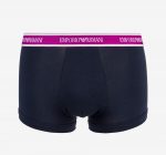 EMPORIO ARMANI 3 PACK TRUNK STRETCH COTTON MARINE/MARINE/MARINE - Image 2