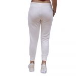 POLO RALPH LAUREN WOMAN FLEECE SWEATPANTS ANKLE PANT WHITE - Image 3