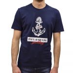 PAUL&SHARK ORGANIC COTTON T-SHIRT NAVY