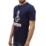 PAUL&SHARK ORGANIC COTTON T-SHIRT NAVY - Image 2