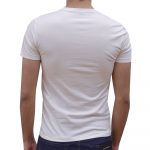 POLO RALPH LAUREN CUSTOM SLIM FIT JERSEY V-NECK T-SHIRT WHITE - Image 3