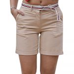 TOMMY HILFIGER WOMAN CO TENCEL SHORT CLASSIC BEIGE