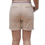 TOMMY HILFIGER WOMAN CO TENCEL SHORT CLASSIC BEIGE - Image 3