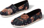 TOMS WOMAN ALPARGATA ESPADRILLES  BLACK DECADENT BLOOM LIBERTY PRINT - Image 2