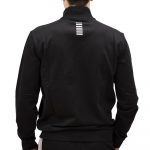 EMPORIO ARMANI EA7 SWEATSHIRT ZIPPED COTTON BLACK - Image 3