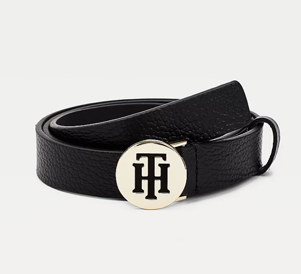 TOMMY HILFIGER BELT WOMAN TH ROUND 3.0 BLACK Orosimo
