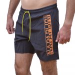 NAPAPIJRI SWIMMING TRUNKS VICTOR DARK GREY SOLID - Image 2
