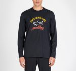 PAUL&SHARK MEN LONG SLEEVE COTTON T-SHIRT BLACK