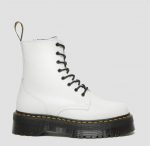 DR MARTENS WOMAN POLISHED SMOOTH JADON LEATHER BOOT WHITE - Image 2