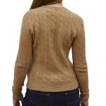 POLO RALPH LAUREN WOMAN BSR LONG SLEEVE CREWNECK SWEAT CAMEL MELANGE - Image 4
