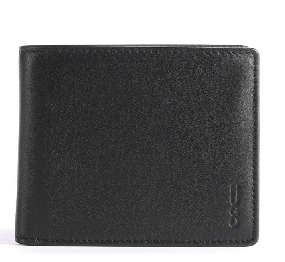 50461069-001-1 HUGO SUBWAY RL TRIFOLD WALLET BLACK - Image 1
