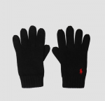 POLO RALPH LAUREN GLOVES MERINO WOOL BLACK