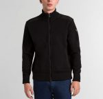 PAUL&SHARK NAVY MARINE WOOL CARDIGAN ZIP BLACK