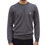 TIMBERLAND MEN MERINO CREW SWEATER GREY