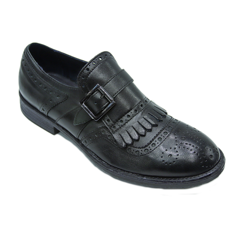040-3015-51 WOW FONDO GOMMA RIPORTO SHOES NERO CUC NERO - Image 1