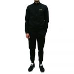 EMPORIO ARMANI EA7 NATURAL VENTUS 7 TECHNICAL FABRIC TRACKSUIT BLACK
