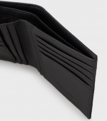 EMPORIO ARMANI GIFT SET BUSINESS WALLET AND KEYRING BLACK - Image 4