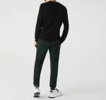 LACOSTE MEN'S CREW NECK WOOL NOIR - Image 2