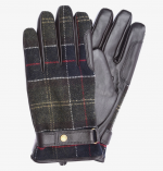 BARBOUR NEWBROUGH TARTAN GLOVES CLASSIC BROWN