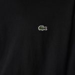 LACOSTE MEN'S CREW NECK PIMA COTTON JERSEY LONG SLEEVE T-SHIRT NOIR - Image 5