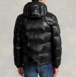 POLO RALPH LAUREN MEN GLOSSY EL CAP BOMBER JACKET BLACK - Image 4