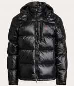 POLO RALPH LAUREN MEN GLOSSY EL CAP BOMBER JACKET BLACK - Image 6