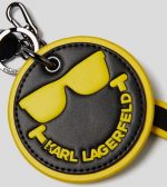 KARL LAGERFELD KARL X SMILEYWORLD® KEYCHAIN BLACK YELLOW - Image 3