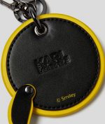 KARL LAGERFELD KARL X SMILEYWORLD® KEYCHAIN BLACK YELLOW - Image 4