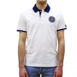 PAUL&SHARK ORGANIC COTTON PIQUE POLO YACHT CLUB WHITE