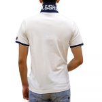PAUL&SHARK ORGANIC COTTON PIQUE POLO YACHT CLUB WHITE - Image 3
