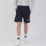 PAUL&SHARK 90'S FIT ORGANIC COTTON BERMUDA WITH ICONIC BADGE BLUE