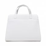 TOMMY HILFIGER TH CHAIN SATCHEL BAG WHITE CORPORATE - Image 4