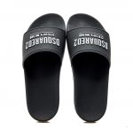 DSQUARED2 SLIDES CERESIO 9 RUBBER CERESIO PRINT BLACK - Image 3