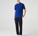 LACOSTE L1212 POLO CLASSIC FIT IN PETIT PIQUE BLEU BDM