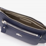 LACOSTE WOMAN DAILY CLASSIC PETIT BAGUETTE POLYVINYL CHLORIDE BAG MARINE - Image 4